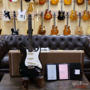 Fender Custom Shop 1963 Stratocaster Relic AAA Rosewood Board with Quartersawn Maple Neck Black - Image 6