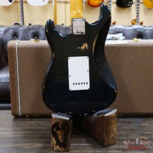 Fender Custom Shop 1963 Stratocaster Relic AAA Rosewood Board with Quartersawn Maple Neck Black - Image 12