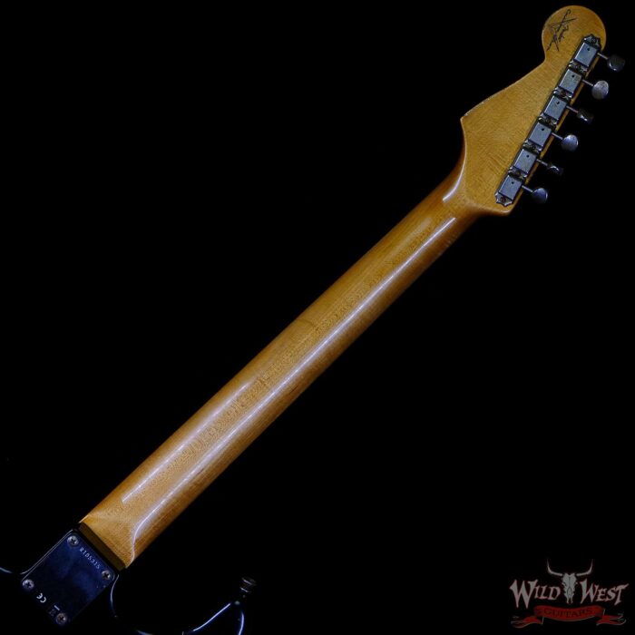 Fender Custom Shop 1963 Stratocaster Relic AAA Rosewood Board with Quartersawn Maple Neck Black - Image 5