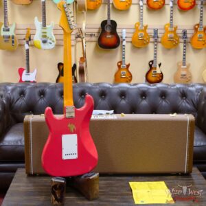 Fender Custom Shop 1963 Stratocaster Relic AAA Rosewood Board with Quartersawn Maple Neck Fiesta Red - Image 9