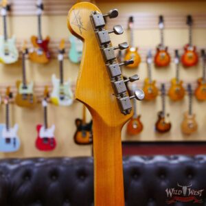 Fender Custom Shop 1963 Stratocaster Relic AAA Rosewood Board with Quartersawn Maple Neck Fiesta Red - Image 10