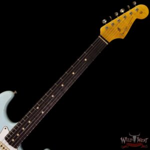 Fender Custom Shop 1963 Stratocaster Relic AAA Rosewood Board with Quartersawn Maple Neck Sonic Blue - Image 4