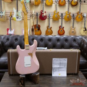 Fender Custom Shop 1963 Stratocaster Relic AAA Rosewood Board with Quartersawn Maple Neck Shell Pink - Image 9