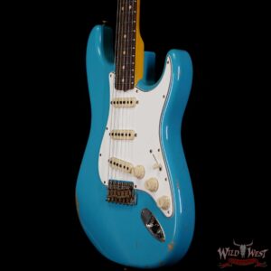 Fender Custom Shop 1963 Stratocaster Relic AAA Rosewood Board with Quartersawn Maple Neck Taos Turquoise - Image 2