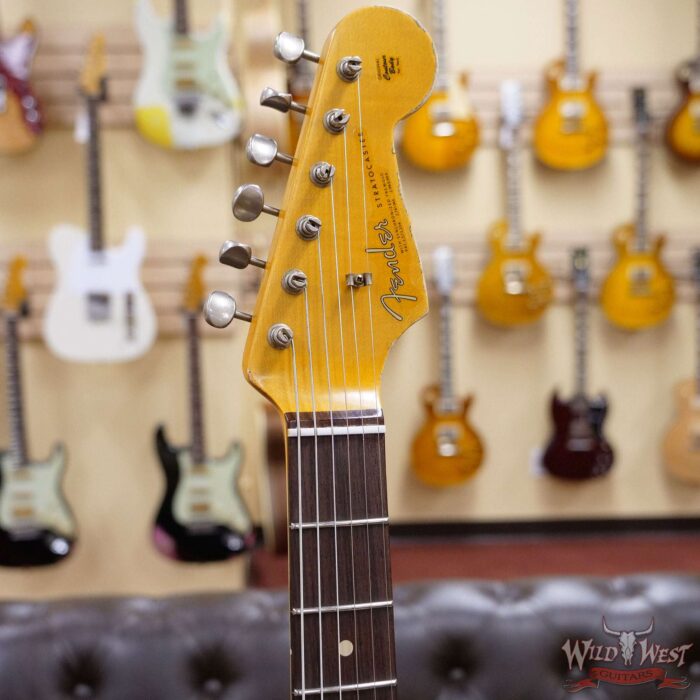 Fender Custom Shop 1963 Stratocaster Relic AAA Rosewood Board with Quartersawn Maple Neck Taos Turquoise - Image 7