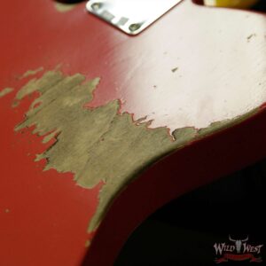 Fender Custom Shop 1963 Telecaster Heavy Relic AAA Rosewood Fingerboard Fiesta Red - Image 16