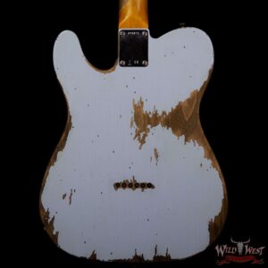Fender Custom Shop 1963 Telecaster Heavy Relic AAA Rosewood Fingerboard Sonic Blue - Image 6