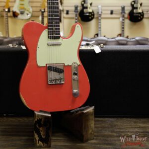 Fender Custom Shop 1963 Telecaster Relic Rosewood Fingerboard Fiesta Red - Image 13
