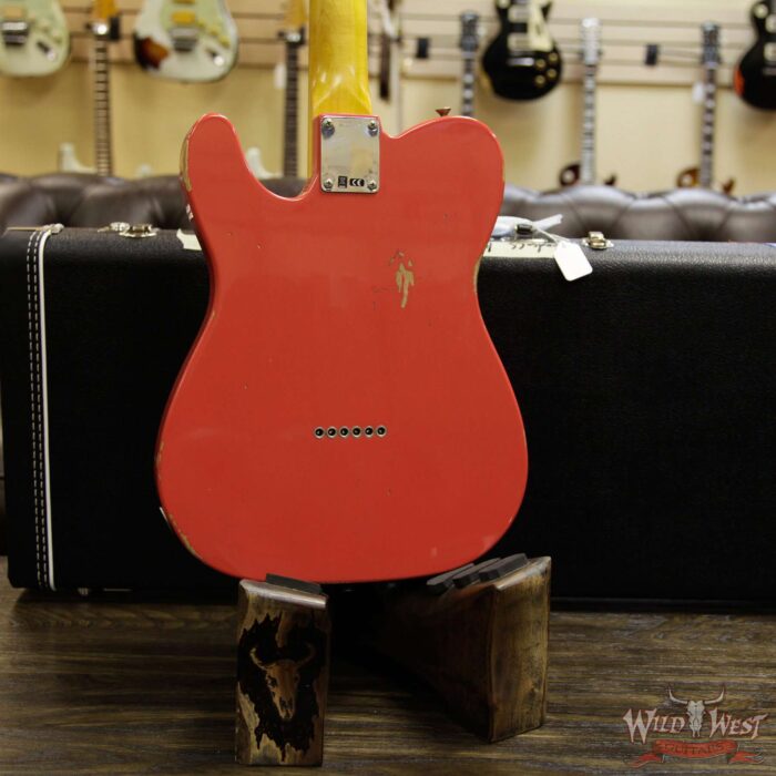 Fender Custom Shop 1963 Telecaster Relic Rosewood Fingerboard Fiesta Red - Image 15