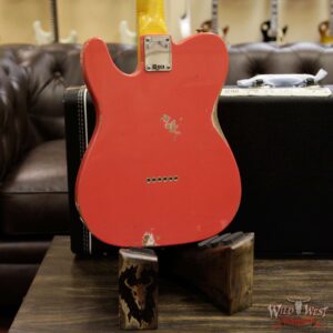 Fender Custom Shop 1963 Telecaster Relic Rosewood Fretboard Fiesta Red - Image 15
