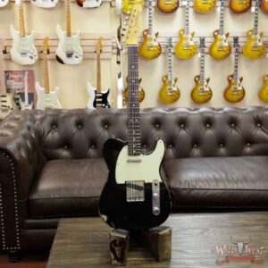 Fender Custom Shop 1963 Telecaster Relic Rosewood Fretboard Faded Black - Image 12