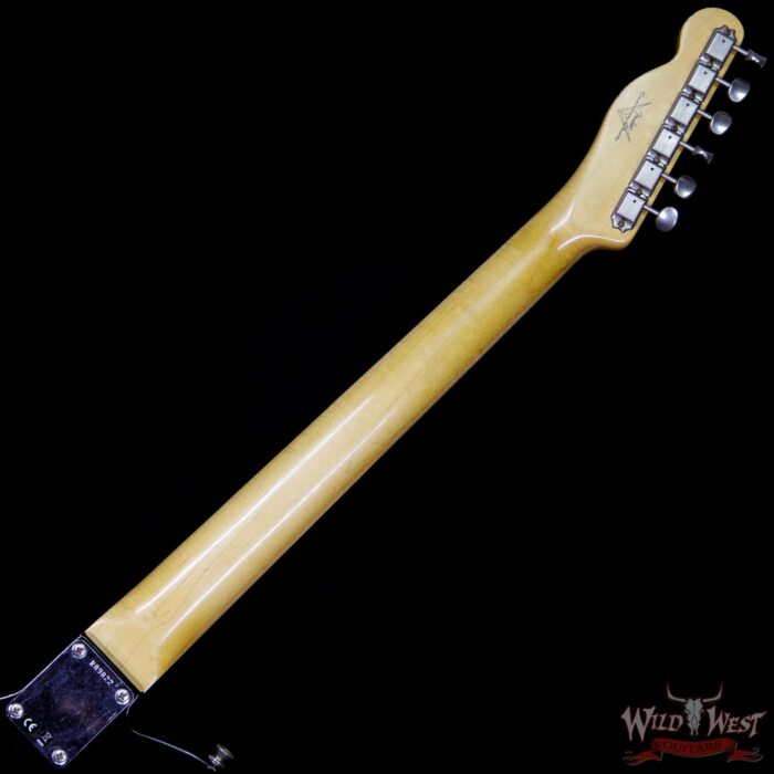 Fender Custom Shop 1963 Telecaster Relic Rosewood Fretboard Faded Black - Image 11