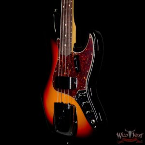 Fender Custom Shop Thin Skin 1964 Jazz Bass J-Bass Hand-Wound Pickups NOS 3 Tone Sunburst - Image 2