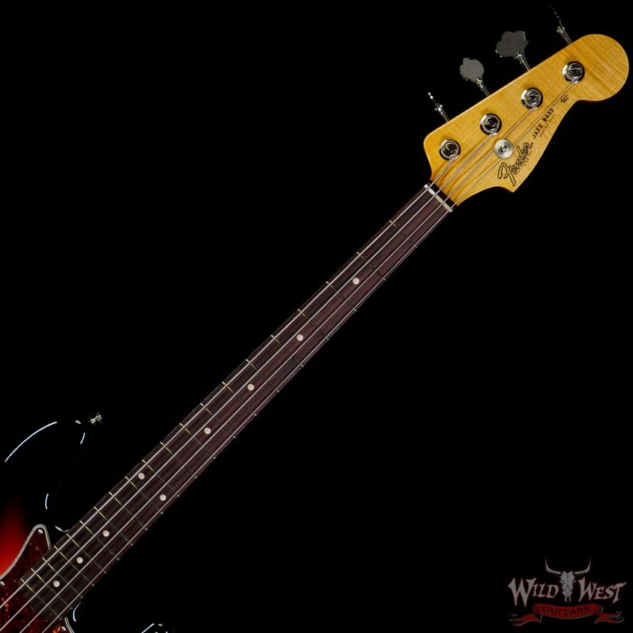 Fender Custom Shop Thin Skin 1964 Jazz Bass J-Bass Hand-Wound Pickups NOS 3 Tone Sunburst - Image 4