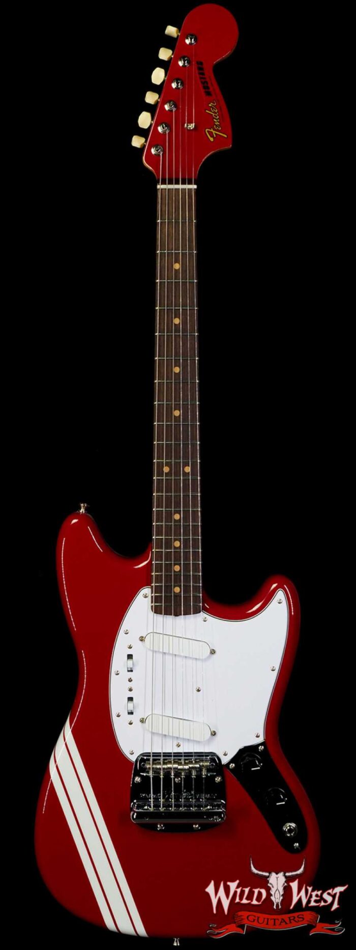Fender Custom Shop 1964 Mustang AA Flame Maple Neck Hand-Wound Pickups NOS Dakota Red - Image 1