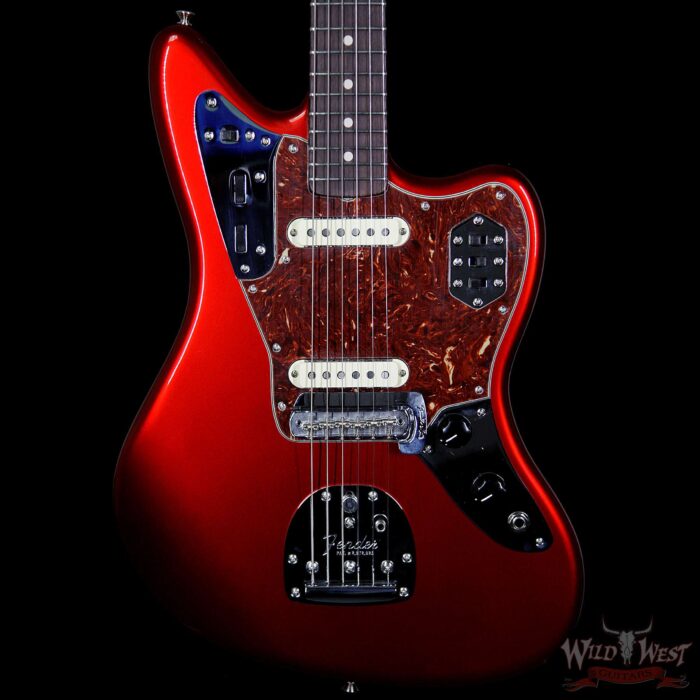 Fender Custom Shop 1966 Jaguar NOS Rosewood fretboard Candy Apple Red - Image 3