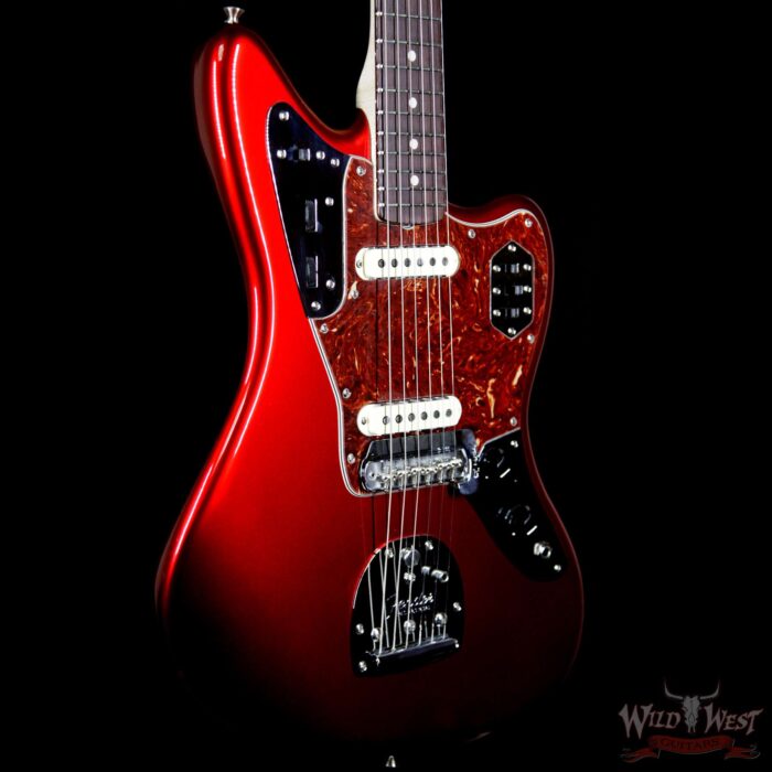 Fender Custom Shop 1966 Jaguar NOS Rosewood fretboard Candy Apple Red - Image 4