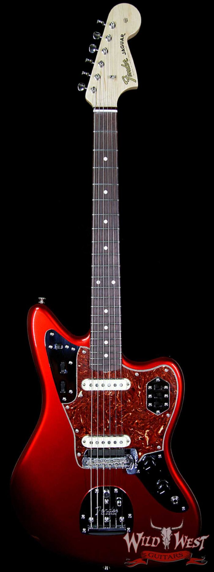 Fender Custom Shop 1966 Jaguar NOS Rosewood fretboard Candy Apple Red - Image 1