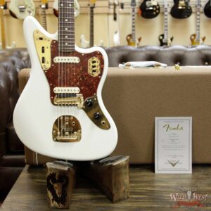 Fender Custom Shop 1966 Jaguar NOS Rosewood fretboard Olympic White - Image 13