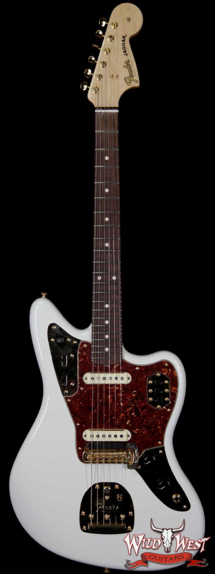 Fender Custom Shop 1966 Jaguar NOS Rosewood fretboard Olympic White - Image 1