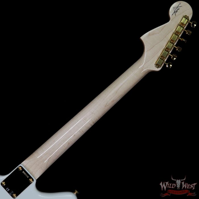 Fender Custom Shop 1966 Jaguar NOS Rosewood fretboard Olympic White - Image 11