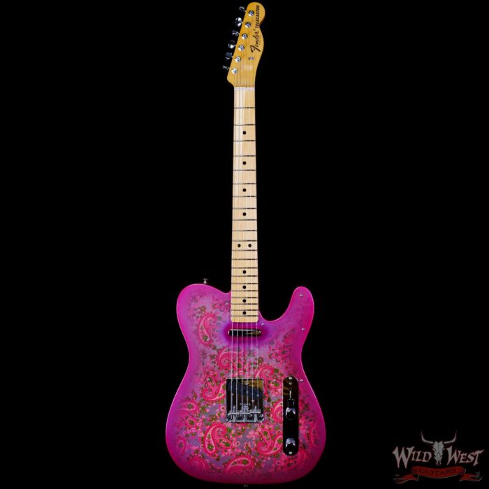 Fender Custom Shop Vintage Custom ‘68 Telecaster Maple Fingerboard NOS Pink Paisley - Image 3