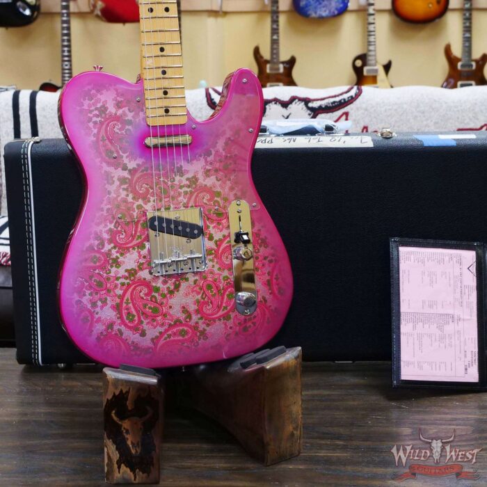 Fender Custom Shop Vintage Custom ‘68 Telecaster Maple Fingerboard NOS Pink Paisley - Image 8