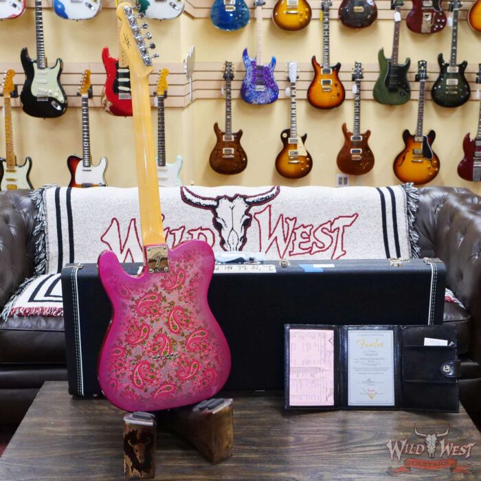 Fender Custom Shop Vintage Custom ‘68 Telecaster Maple Fingerboard NOS Pink Paisley - Image 9