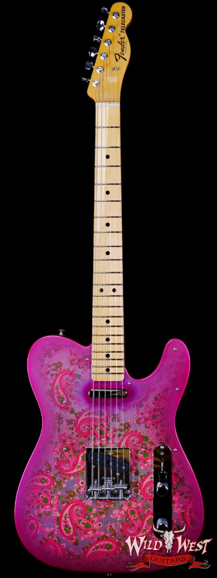 Fender Custom Shop Vintage Custom ‘68 Telecaster Maple Fingerboard NOS Pink Paisley - Image 1