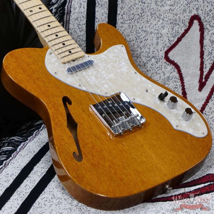 Fender Custom Shop Vintage Custom 1968 Telecaster Thinline Maple Fingerboard NOS Aged Natural - Image 8