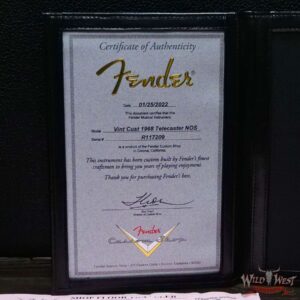 Fender Custom Shop Vintage Custom 1968 Telecaster Thinline Maple Fingerboard NOS Aged Natural - Image 12