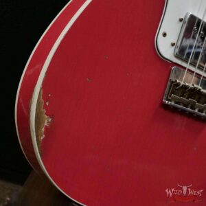 Fender Custom Shop 1972 Telecaster Deluxe Relic HH Quatersawn Maple Neck AAA Rosewood Board Fiesta Red - Image 9