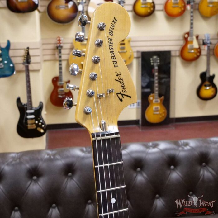 Fender Custom Shop 1972 Telecaster Deluxe Relic HH Quatersawn Maple Neck AAA Rosewood Board Fiesta Red - Image 7