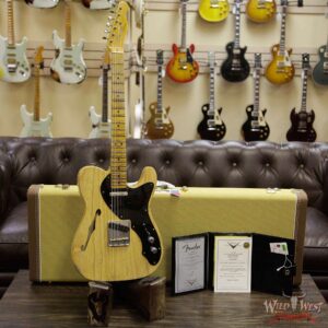 2018 NAMM Ltd Fender Custom Shop Blackguard Thinline Telecaster Relic Aged Natural - Image 11