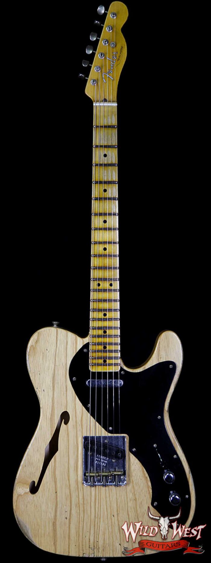 2018 NAMM Ltd Fender Custom Shop Blackguard Thinline Telecaster Relic Aged Natural - Image 1