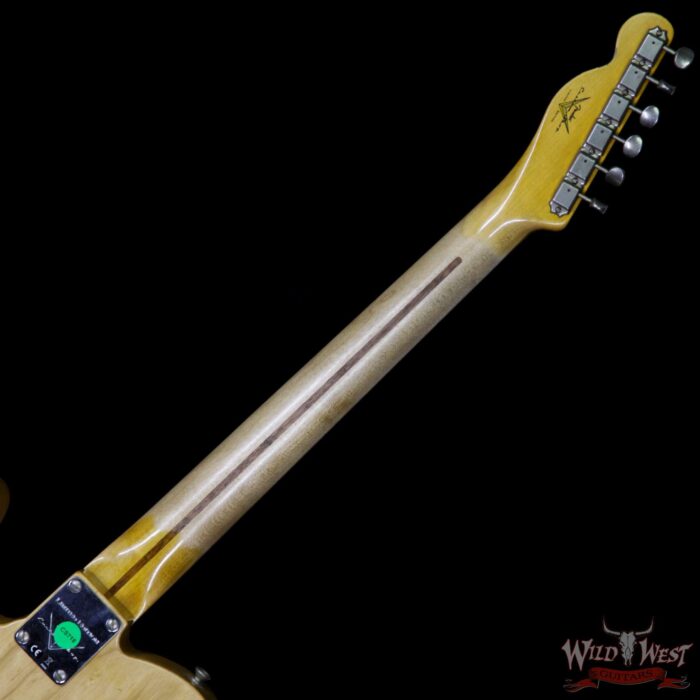 2018 NAMM Ltd Fender Custom Shop Blackguard Thinline Telecaster Relic Aged Natural - Image 10