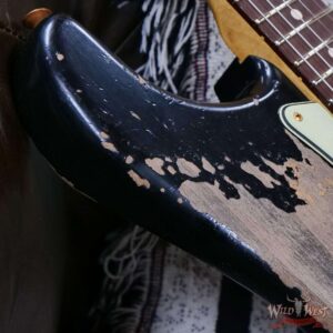 Fender Custom Shop Wild West Guitars 25th Anniversary 1960 Stratocaster Hardtail Madagascar Rosewood Fretboard Heavy Relic Black 7.15 LBS - Image 9