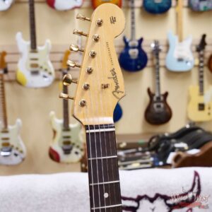 Fender Custom Shop Wild West Guitars 25th Anniversary 1960 Stratocaster Hardtail Madagascar Rosewood Fretboard Heavy Relic Black 7.20 LBS - Image 7