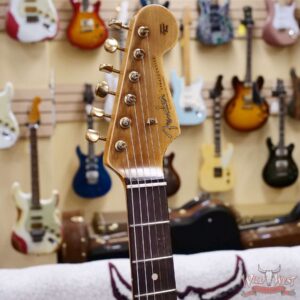 Fender Custom Shop Wild West Guitars 25th Anniversary 1960 Stratocaster Madagascar Rosewood Fretboard Heavy Relic Black 7.90 LBS - Image 7