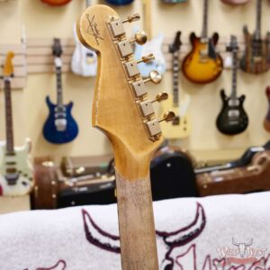 Fender Custom Shop Wild West Guitars 25th Anniversary 1960 Stratocaster Madagascar Rosewood Fretboard Heavy Relic Black 7.90 LBS - Image 11