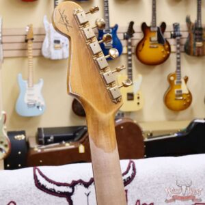 Fender Custom Shop Wild West Guitars 25th Anniversary 1960 Stratocaster Hardtail Madagascar Rosewood Fretboard Heavy Relic Black 7.25 LBS - Image 11