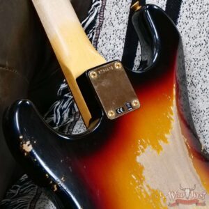 Fender Custom Shop Wild West Guitars 25th Anniversary 1960 Stratocaster Hardtail Madagascar Rosewood Fretboard Heavy Relic 3 Tone Sunburst 6.50 LBS - Image 13