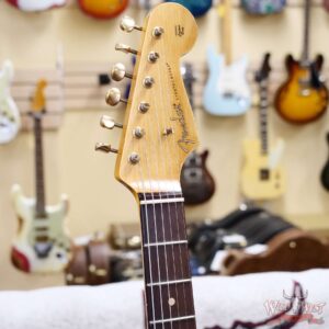 Fender Custom Shop Wild West Guitars 25th Anniversary 1960 Stratocaster Hardtail Madagascar Rosewood Fretboard Heavy Relic Lake Placid Blue 7.10 LBS - Image 7