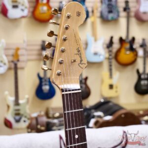 Fender Custom Shop Wild West Guitars 25th Anniversary 1960 Stratocaster Madagascar Rosewood Fretboard Heavy Relic Vintage White 7.75 LBS - Image 7