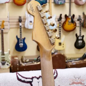Fender Custom Shop Wild West Guitars 25th Anniversary 1960 Stratocaster Madagascar Rosewood Fretboard Heavy Relic Fiesta Red 7.60 LBS - Image 11