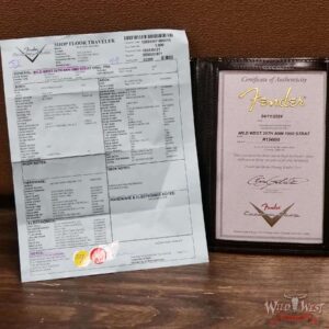 Fender Custom Shop Wild West Guitars 25th Anniversary 1960 Stratocaster Madagascar Rosewood Fretboard Heavy Relic Fiesta Red 7.60 LBS - Image 14