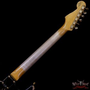 Fender Custom Shop Wild West Guitars 25th Anniversary 1960 Stratocaster Madagascar Rosewood Fretboard Heavy Relic Black 7.85 LBS - Image 5
