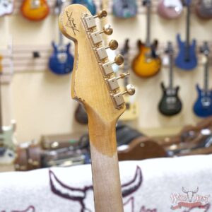 Fender Custom Shop Wild West Guitars 25th Anniversary 1960 Stratocaster Madagascar Rosewood Fretboard Heavy Relic Black 7.85 LBS - Image 11