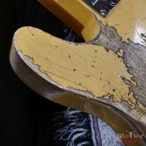 Fender Custom Shop Limited 50’s Pine Esquire Hand-Wound Pickup Super Heavy Relic Aged Nocaster Blonde 7.05 LBS - Image 13
