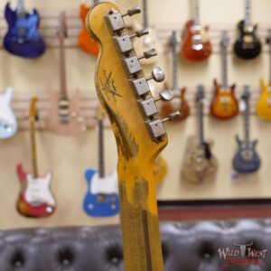Fender Custom Shop Limited 50’s Pine Esquire Hand-Wound Pickup Super Heavy Relic Aged Nocaster Blonde 6.60 LBS - Image 11